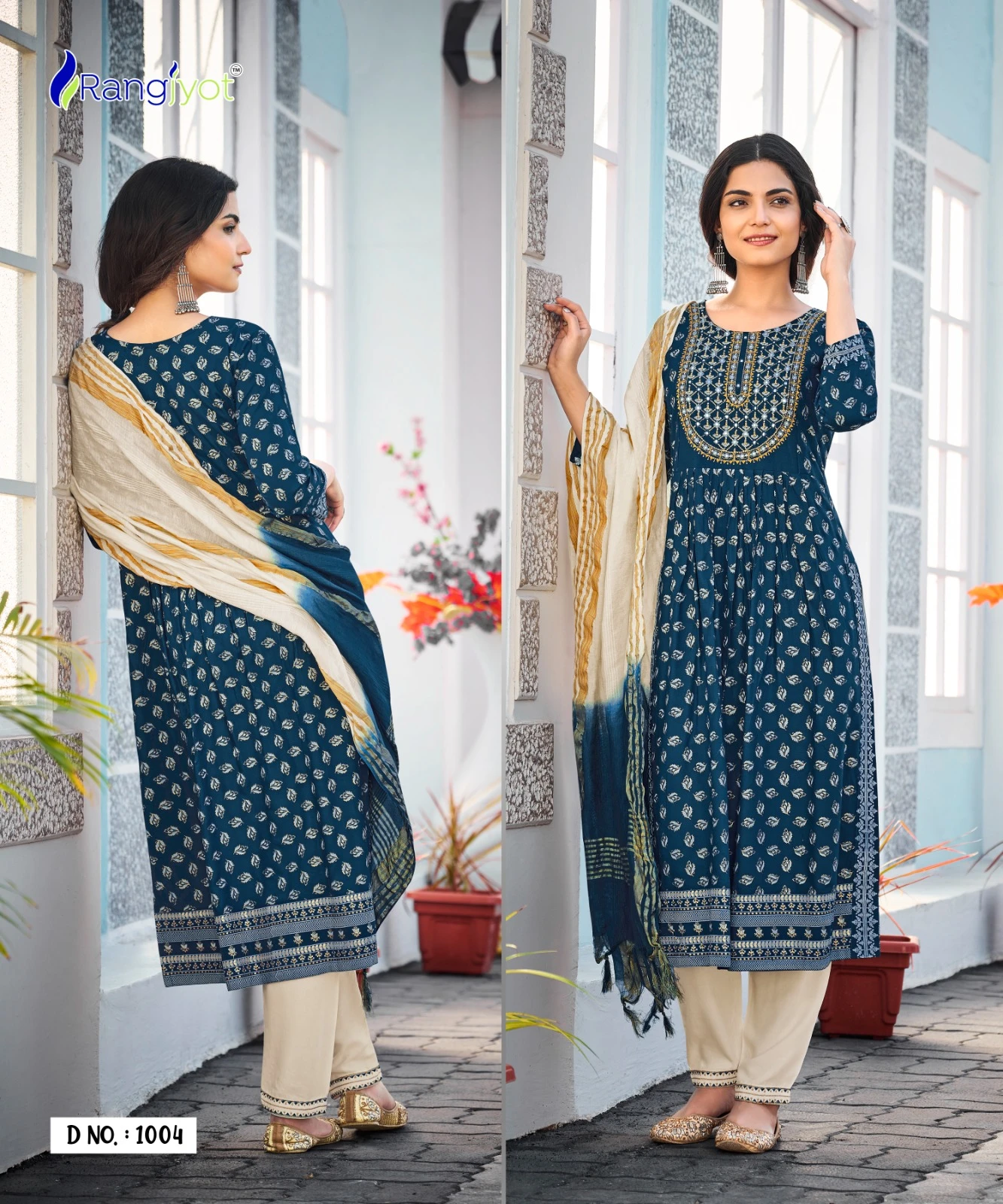 Rangjyot Rangmanch Vol 2 Heavy Rayon 14 Kg Wholesale Readymade Salwar Suit Catalog — Wholesale Salwar Suits, MPA wholesale from Surat - Gallery Image 4